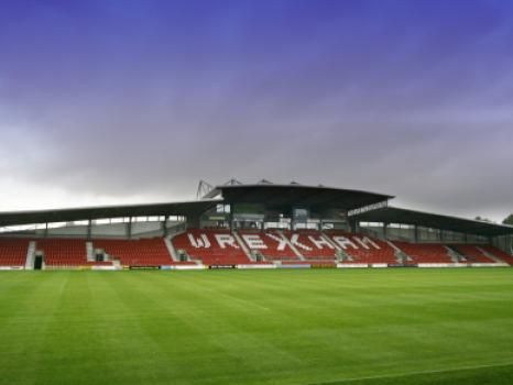 Wrexham AFC Stadium, at The Racecourse Ground