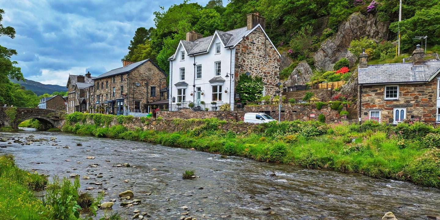 The picturesque village of Beddgelert, Snowdonia